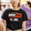 Cleveland Browns Nfl X Bud Light Logo T Shirt