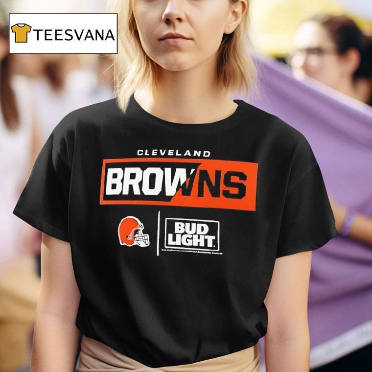 Cleveland Browns Nfl X Bud Light Logo T Shirt