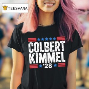 Colbert Kimmel Retro T Shirt