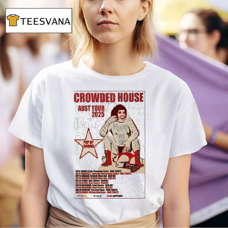 Crowded House Australia Tour T Shirt