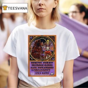 Denzel Curry And Freddie Gibbs With Earl Sweat Red Rocks Amphitheatre In Morrison Co Oct T Shirt