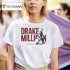 Drake Milligan Silver Guitar Photo T Shirt