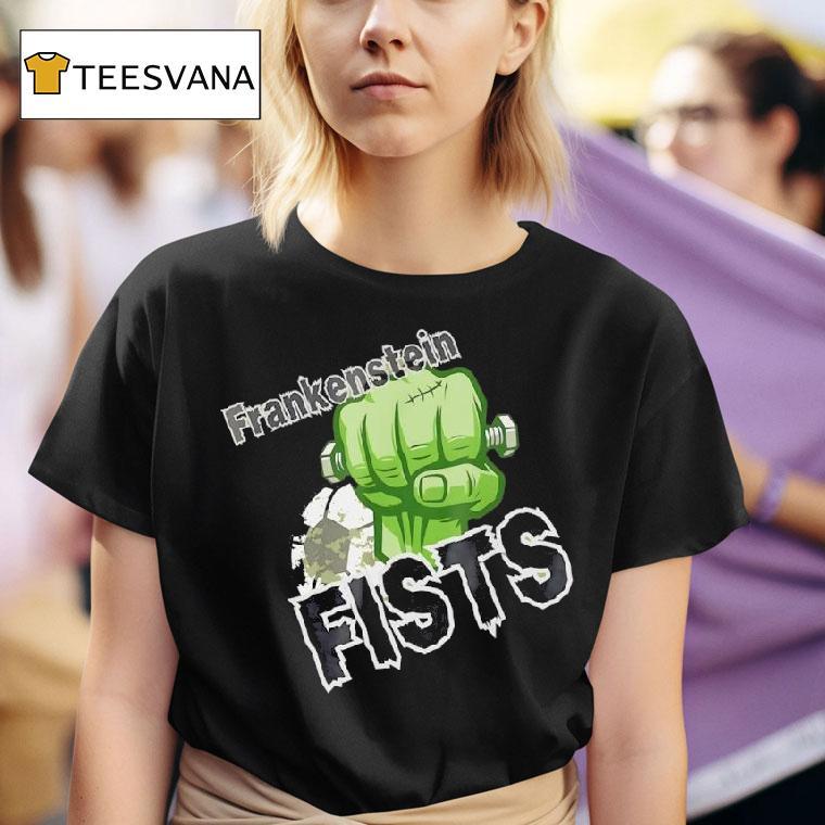Frankenstein Fists Soccer T Shirt