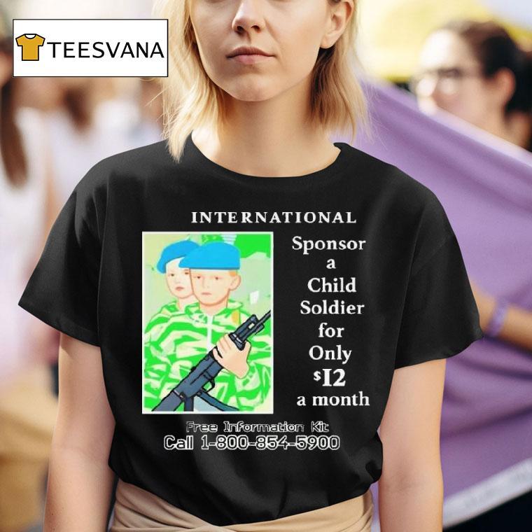 G Sponsor A Child Soldier T Shirt