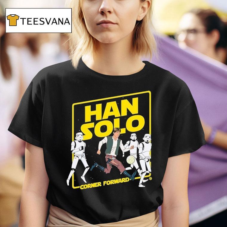 Han Solo Corner Forward Star Wars T Shirt