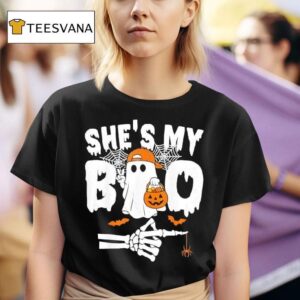 He S My Boo Matching Couple Halloween Couples She S My Boo T Shirt