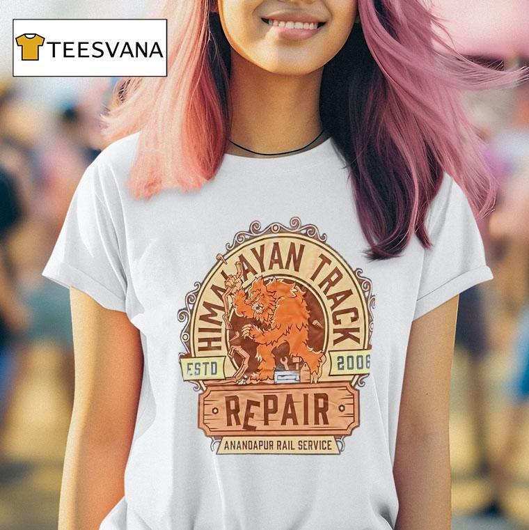 Himalayan Track Repair Anandapur Rail Service Estd T Shirt