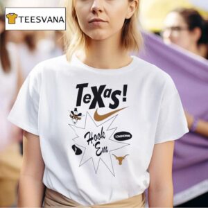 Hook Em Texas Longhorns T Shirt