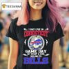 I May Live In Connecticut But On Game Day My Heart Soul Belong To Buffalo Bills T Shirt