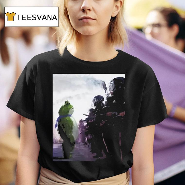 I Stand With Frog Resist Portland T Shirt