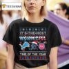 It S The Most Wonderful Detroit Lions Detroit Tigers And Detroit Pistons Time Of The Year Ugly Christmas T Shirt