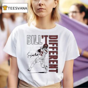 Jacory Croskey Merritt Bill T Different Signature Football T Shirt