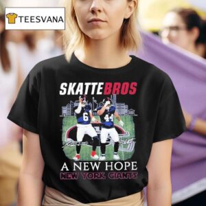 Jaxson Dart Cam Skattebo Skattebros A New Hope New York Gians T Shirt