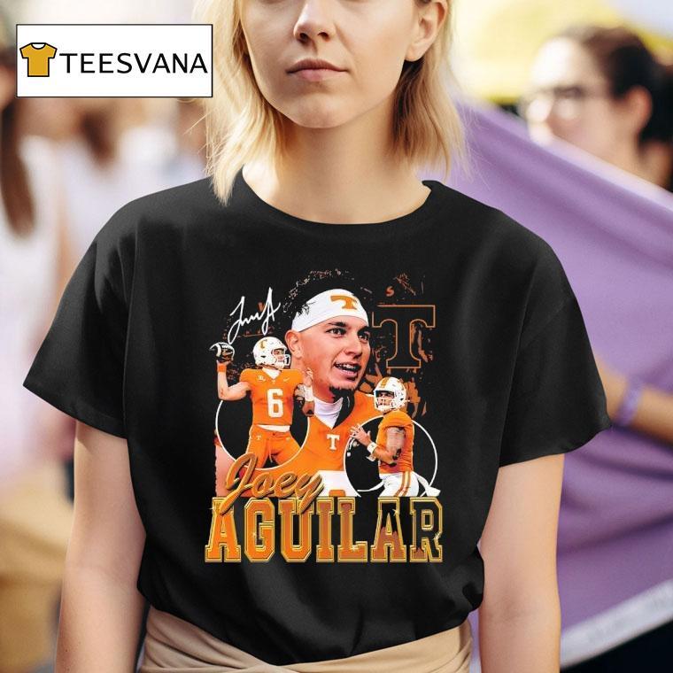 Joey Aguilar Auarterback Of Tennessee Volunrs Football Vintage T Shirt