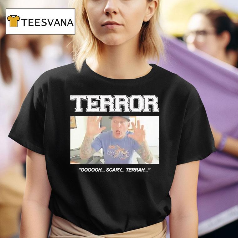 John Joseph Terror Nautica Inth Oooooh Scary Terrah T Shirt
