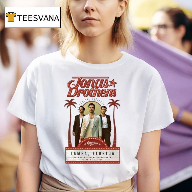 Jonas Brothers Tour Tampa Fl Oct   T Shirt