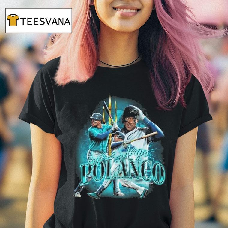 Jorge Polanco Seattle Mariners Sign T Shirt