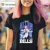 Josh Allen Buffalo Bills Football Signature T Shirt