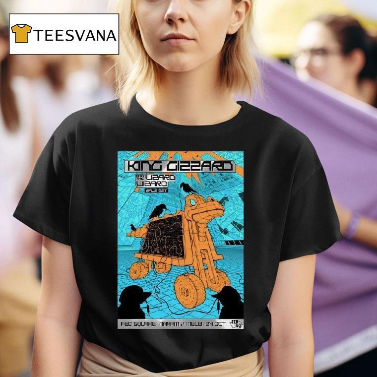 King Gizzard And The Lizard Wizard Melbourne October Tour T Shirt