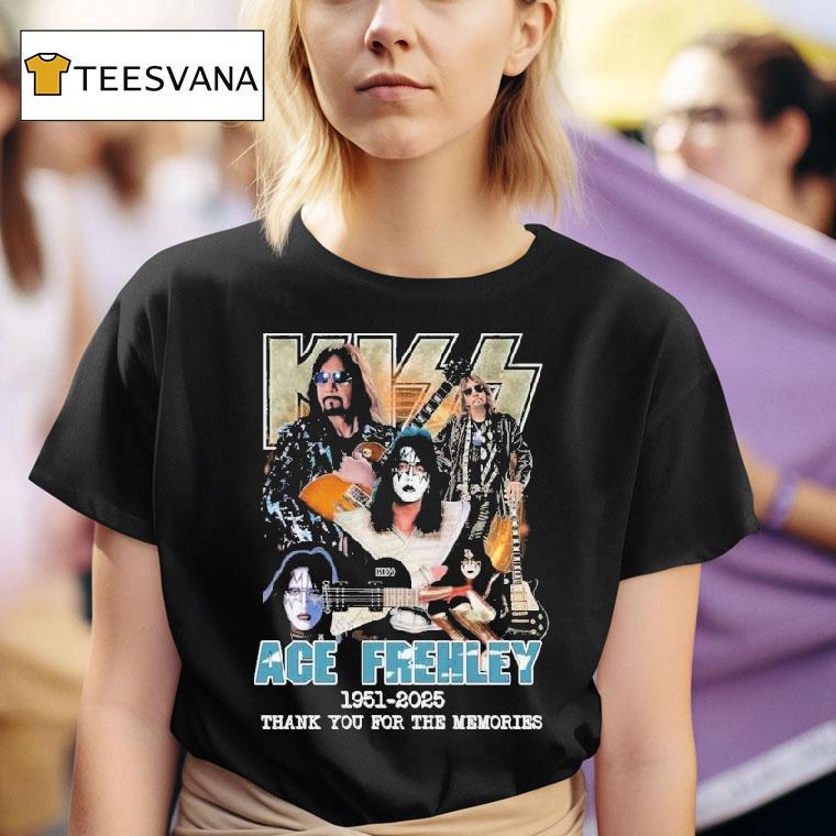 Kiss Ace Frehley Thank You For The Memories T Shirt