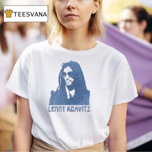 Lenny Kravitz Blue Portrait Las Vegas T Shirt