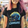 Los Angeles Chargers Nfl Halftone Christmas Helmet Series T Shirt