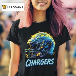 Los Angeles Chargers Nfl Halftone Christmas Helmet Series T Shirt