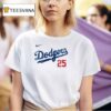 Los Angeles Dodgers X Hololive Night Vtuber T Shirt