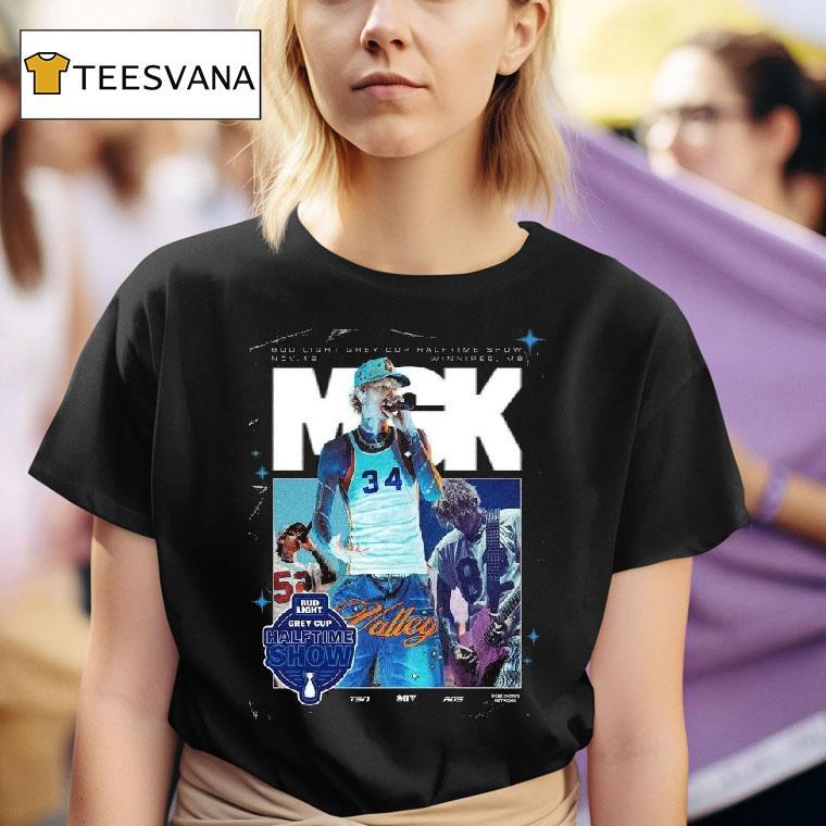 Machine Gun Kelly Mgk Headline The Th Grey Cup Halftime Show In Winnipeg On November T Shirt