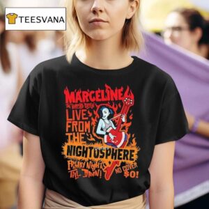 Marceline The Vampire Queen Live From The Nightosphere Friday Night Till Dawn T Shirt