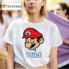 Mario Bros Wiid Smoking T Shirt