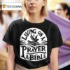 Megan Woods Living On A Prayer And A Bible T Shirt