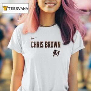 Miami Marlins X C Brown Breezy Bowl Xx Years Of Chris Brown T Shirt
