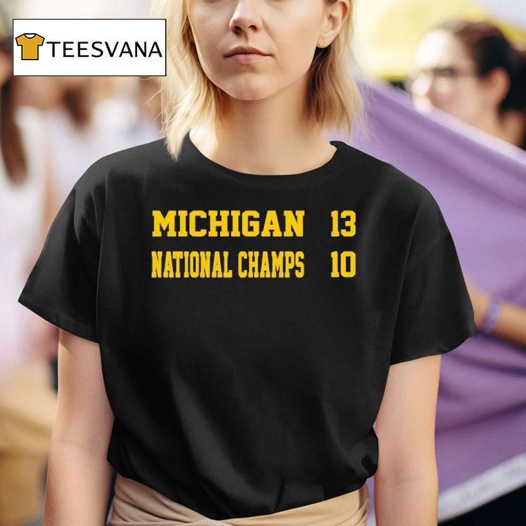 Michigan Wolverines National Champs T Shirt