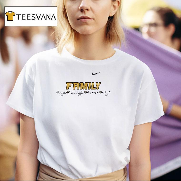 Missouri Tigers Family Angie De Myla Laniah Nyah Logo T Shirt