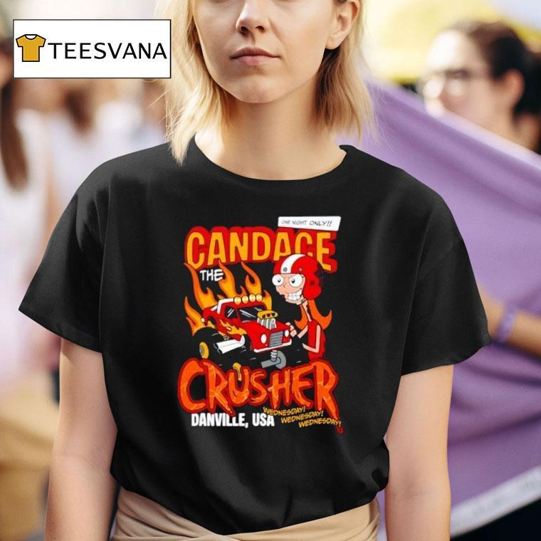 Monster Trucks Candace The Crusher Show T Shirt
