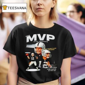 Mvp Rich Gannon Las Vegas Raiders Football Most Valuable Player T Shirt