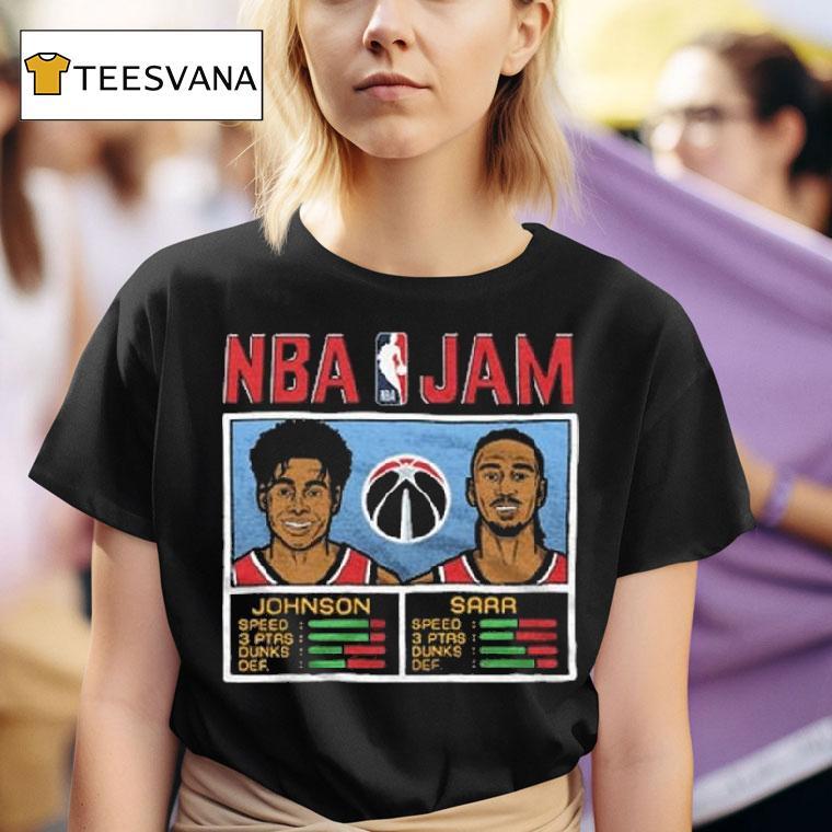 Nba Jam Wizards Johnson And Sarr T Shirt