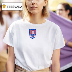 New York Rangers Years Season Centennial Logo T Shirt