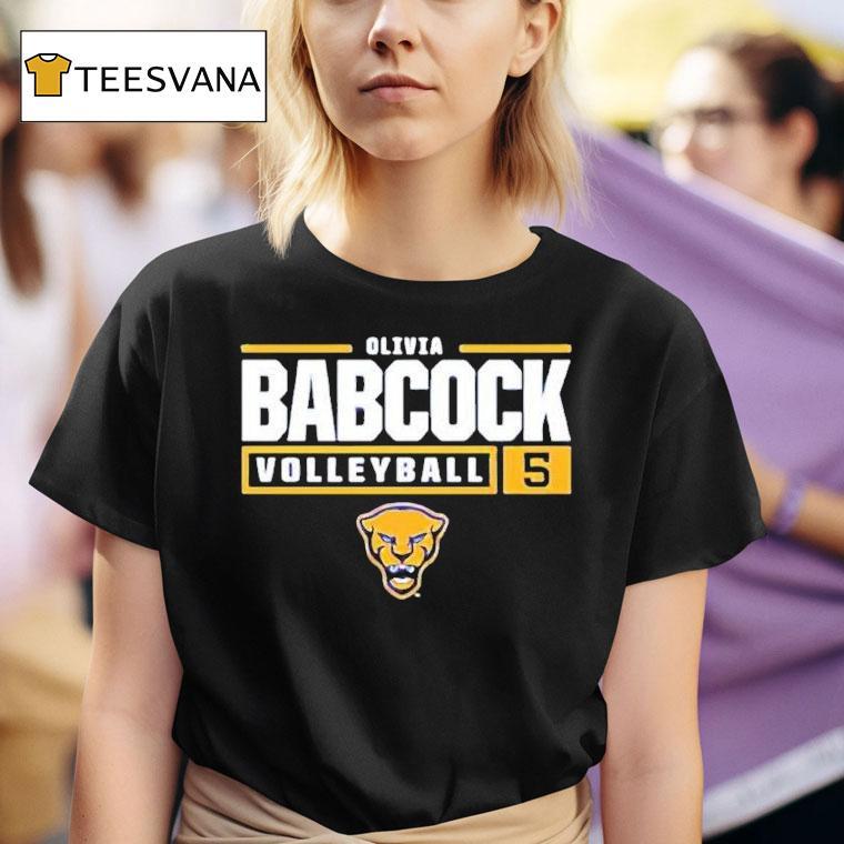 Olivia Babcock Volleyball Player Pitt Panthers T Shirt