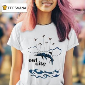 Owl City Flying Whale T Shirt