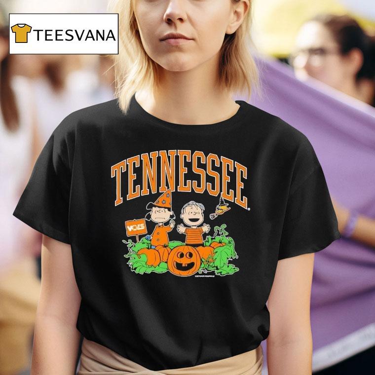 Peanuts Characters X Tennessee Great Pumpkin T Shirt