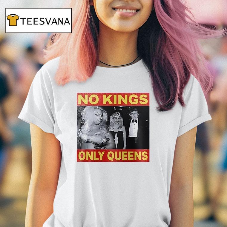 Pedro Pascal No Kings Only Queens T Shirt