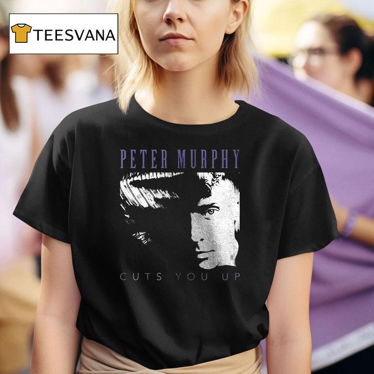 Peter Murphy Cuts You Up Vintage Photo Silhouette T Shirt