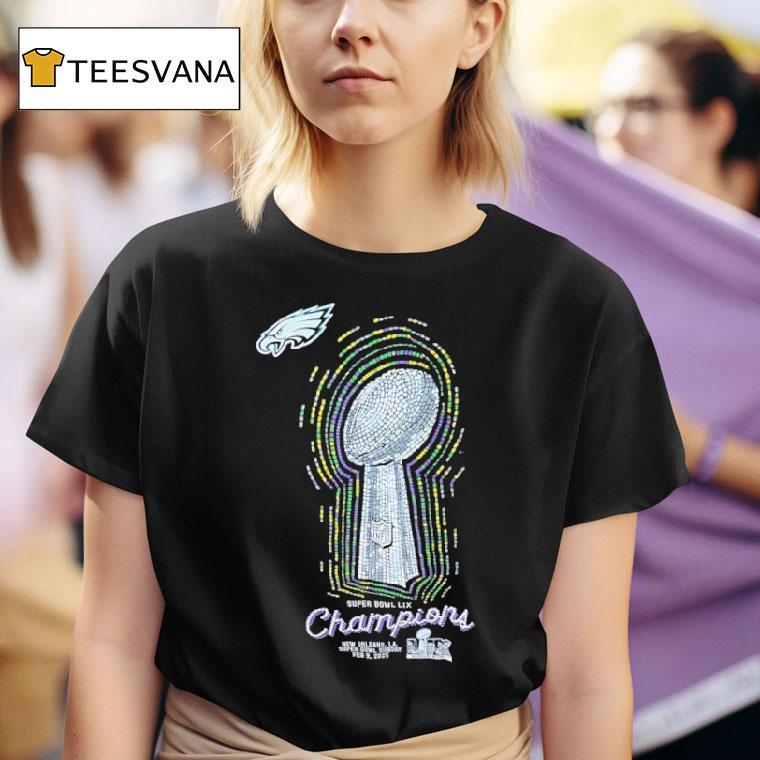 Philadelphia Eagles Super Bowl Lix Champions Cup T Shirt