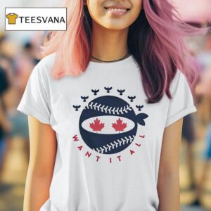 Pitching Ninja Want It All Maple Leaf T Shirt