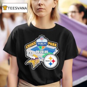 Pittsburgh Slers Vs Minnesota Vikings At Croke Park In Dublin Ireland On September Th Nfl T Shirt