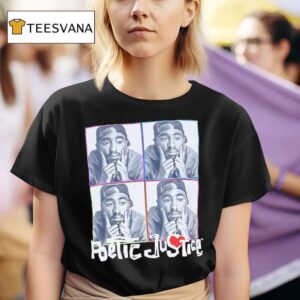 Poetic Justice Tupac Pac Graphic T Shirt