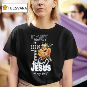 Popeye U S Navy In My Veins Jesus In My Hear T Shirt