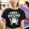 Portland Frog Free Portland T Shirt